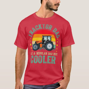 Camiseta El Tractor De Vintage Papá Como Una Grasa De Tract