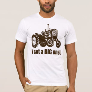 Camiseta El tractor I cortó grande
