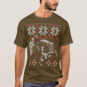 Camiseta El Tractor Lover Ugly Navidades Sweater, el agricu