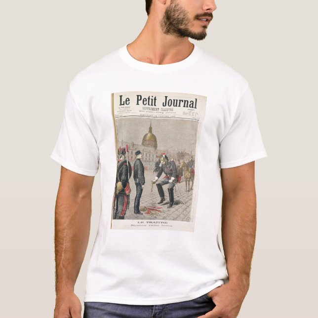 Camiseta El traidor la degradación de Alfred Dreyfus (Anverso)