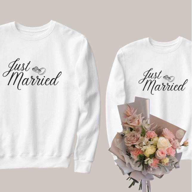 Camiseta El traje de luna de miel recién casada de novia (just married matching couples shirt  - Bride)