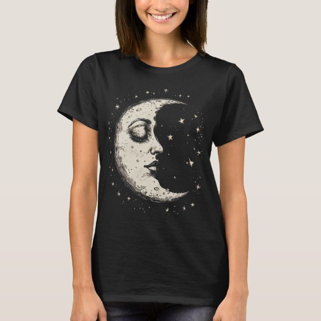 Camiseta El tranquilo sueño de la Luna (Anverso)