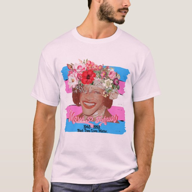 Camiseta El trans negro LGBTQ importa (Anverso)