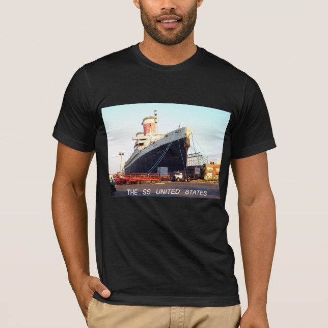Camiseta El transatlántico estadounidense SS     (Anverso)