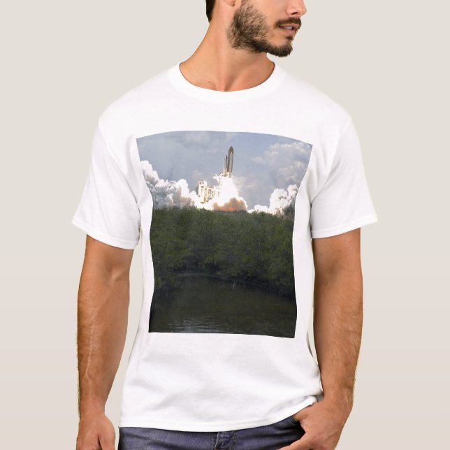 Camiseta El transbordador espacial Atlantis levanta 13 (Anverso)