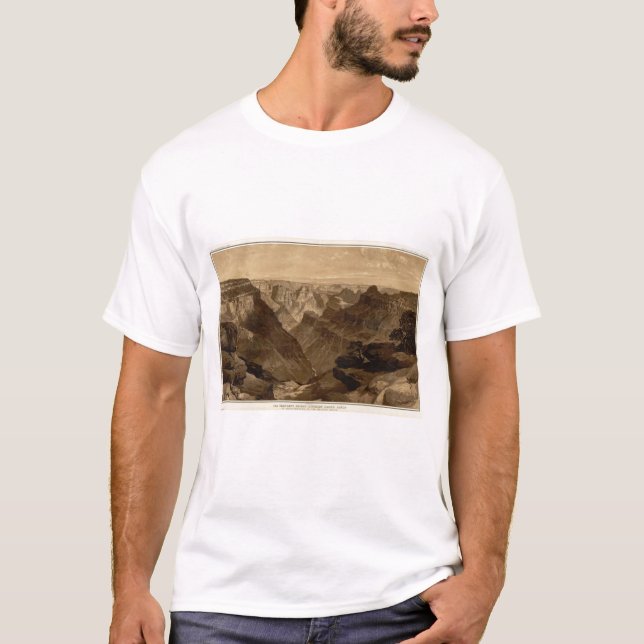 Camiseta El Transept, división de Kaibab, Gran Cañón (Anverso)