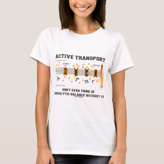 Camiseta El transporte activo no piensa en el equilibrio os
