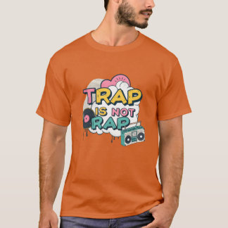 Camiseta El trap no es graffiti de rap Regalo de HipHop