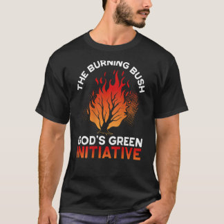 Camiseta El trasfondo de la iniciativa verde del Dios de Bu