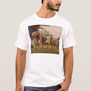 Camiseta El tratado de Penn con los indios en 1682, c.1840