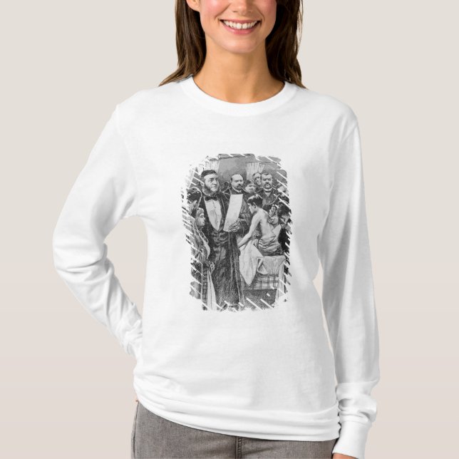 Camiseta El tratamiento de la tuberculosis (Anverso)