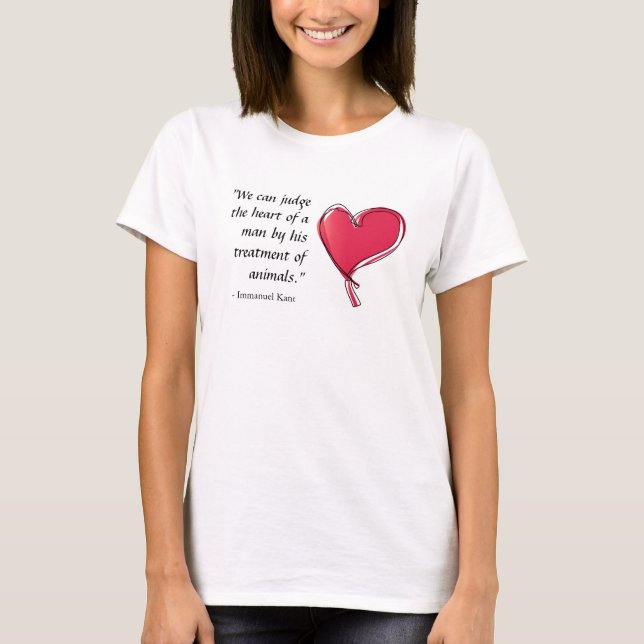 Camiseta El tratamiento del hombre de la cita de Immanuel (Anverso)