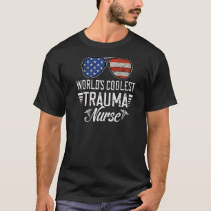 Camiseta El trauma más Okayer del mundo: Enfermera a patrio