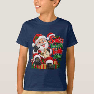 Camiseta El travieso favorito de Santa