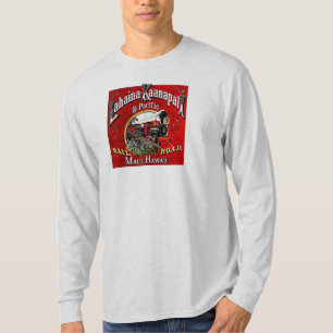 Camiseta El tren de la caña de azúcar con las locomotoras