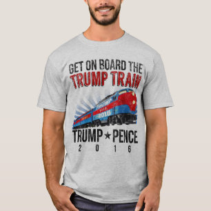 Camiseta El tren Donald Trump 2016, la vintage "Pence Trump