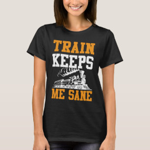 Camiseta El tren me mantiene sano