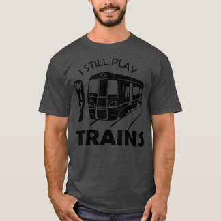 Camiseta El tren sigue jugando con los trenes