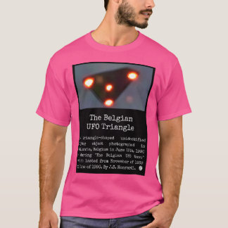 Camiseta El Triángulo De La Ufo Belga En 1990
