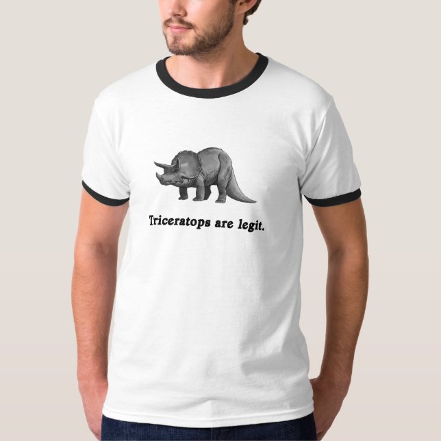 Camiseta El Triceratops es legit (Anverso)