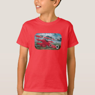 Camiseta El triplano de Fokker del barón rojo