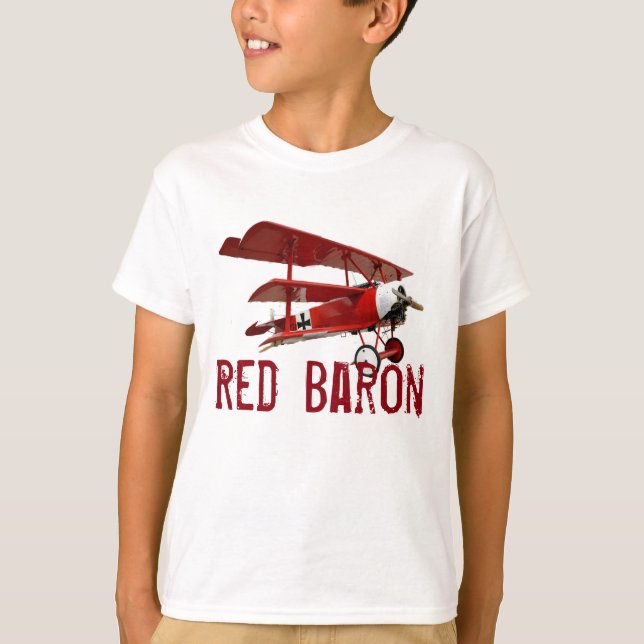 Camiseta El triplano del "barón rojo" (Anverso)