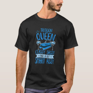 Camiseta El Tritón De Mujeres Con Clase Queen Sassy Y Un Po