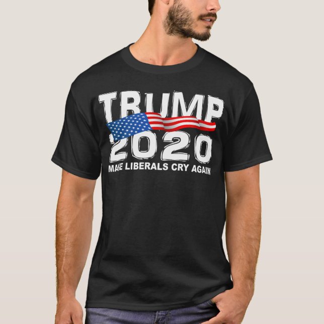 Camiseta El TRIUNFO divertido 2020 hace a liberales llora (Anverso)