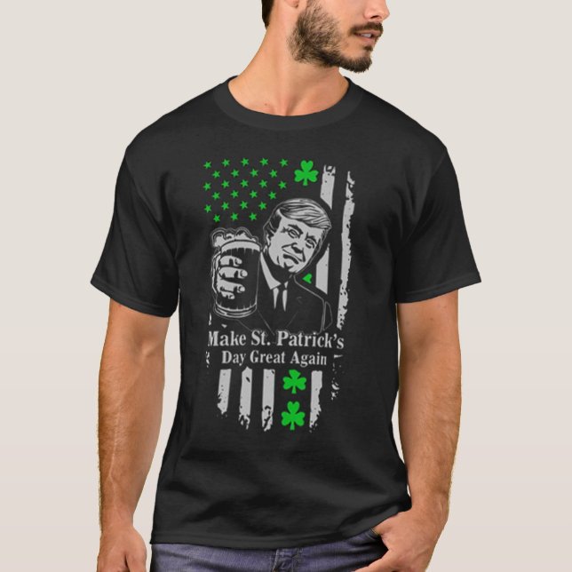 Camiseta El triunfo hace divertido del día de St Patrick (Anverso)