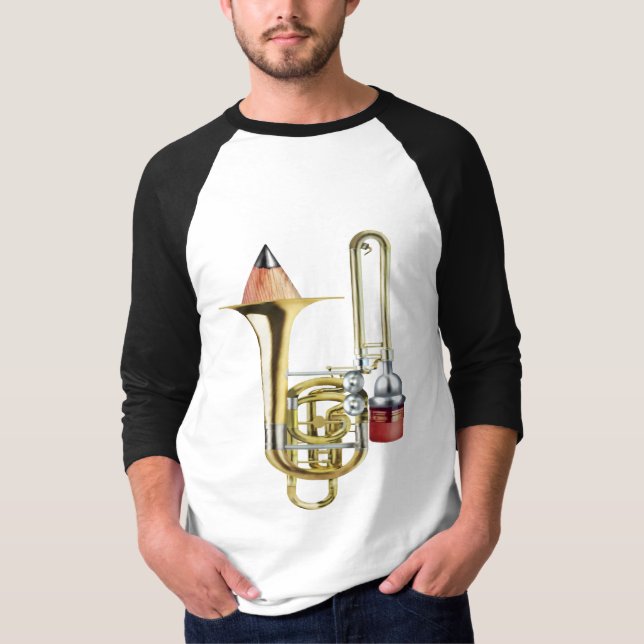 Camiseta El Trombone del bajo de Stubbie (Anverso)