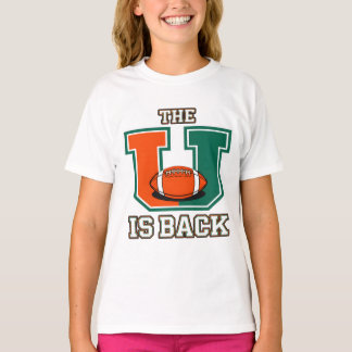 Camiseta El U está de vuelta en fútbol americano universita