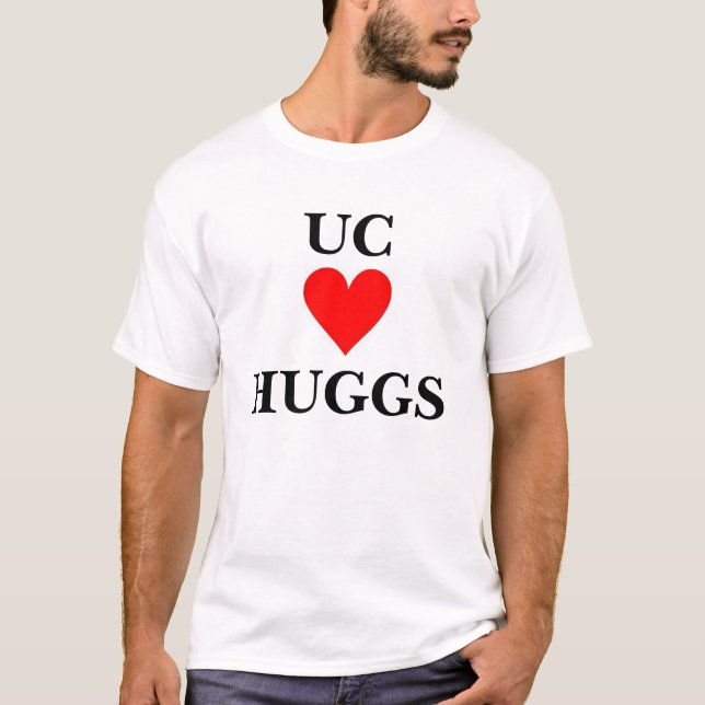 Camiseta El UC ama HUGGS (Anverso)