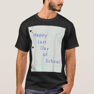 Camiseta El último día de clases firmando niños . Autograph
