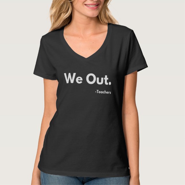 Camiseta El Último Día De Confrontación De Maestros Escolar (Anverso)