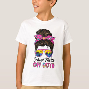 Camiseta El Último Día De Enfermería Escolar Fuera De Servi