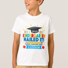 Camiseta El último día de kindergarten de un niño no puso c