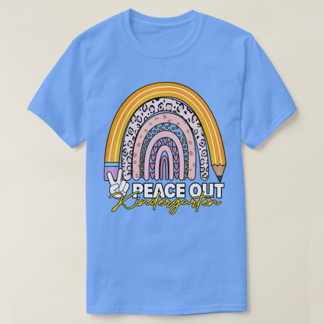 Camiseta El último día de la escuela, desaloje a un profeso (Diseño del anverso)