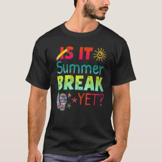 Camiseta El Último Día De La Escuela Es El Verano Romper Aú