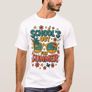 Camiseta El Último Día De La Escuela. Escuelas En Verano