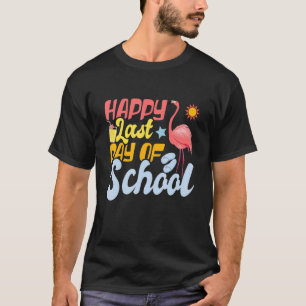Camiseta El Último Día De La Escuela Flamingo El Verano De 