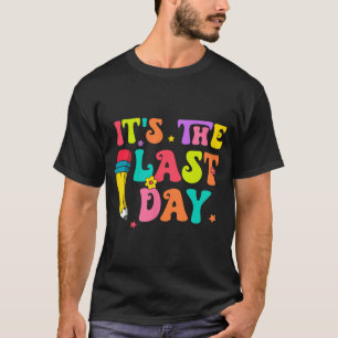 Camiseta El Último Día De La Escuela Saluda A Los Niños Mae
