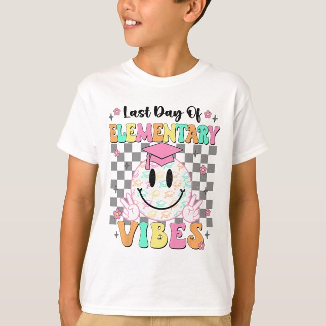 Camiseta El Último Día De La Graduación Primaria La Chica (Anverso)