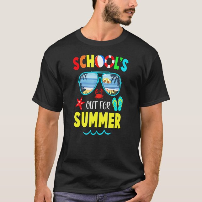 Camiseta El Último Día De Las Escuelas De Verano Fuera De L (Anverso)