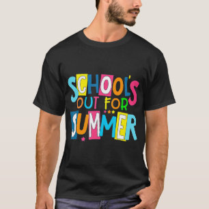Camiseta El Último Día De Las Escuelas Escolares Salieron P