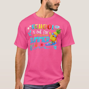Camiseta El Último Día De Las Escuelas Fuera De Verano Vaca