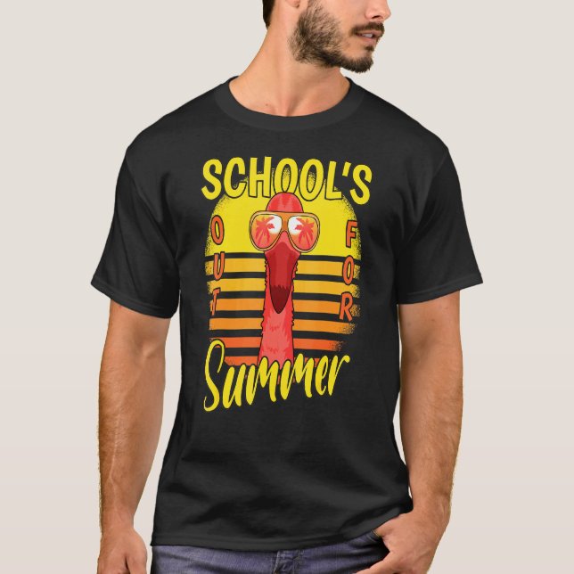Camiseta El Último Día De Las Escuelas Fuera Para El Flamín (Anverso)