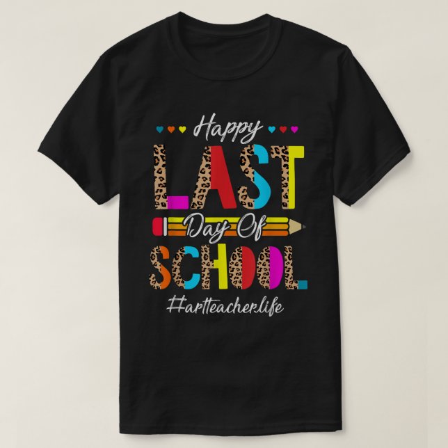 Camiseta El Último Día De Las Escuelas Para El Arte De Vera (Diseño del anverso)