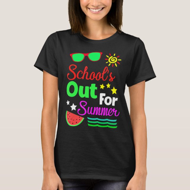 Camiseta El Último Día De Las Escuelas Para El Maestro De V (Anverso)