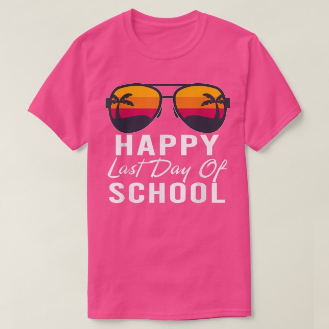 Camiseta El Último Día De Las Escuelas Para El Maestro De V (Diseño del anverso)