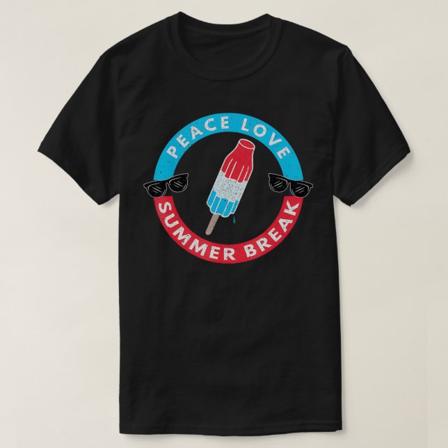 Camiseta El último día de vacaciones escolares de un profes (Diseño del anverso)